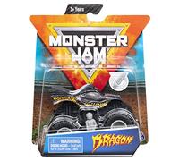 Monster Jam Hot Wheels Dragón a escala 1:64, gris