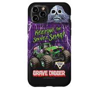Monster Jam Keeping The Shovel Sharp Grave Digger Truck Carcasa para iPhone 11 Pro