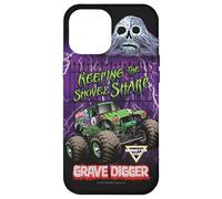 Monster Jam Keeping The Shovel Sharp Grave Digger Truck Carcasa para iPhone 12 Pro MAX