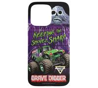 Monster Jam Keeping The Shovel Sharp Grave Digger Truck Carcasa para iPhone 15 Pro MAX