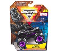 Monster Jam Marvel 2024 Escala 1:64 Monstruo Truck Fundición Serie 1 con bandera: Black Panther