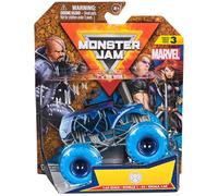 Monster Jam, Marvel Official S.H.I.E.L.D. Monster Truck, vehículo fundido a presión, escala 1:64, juguetes para niños de 3 años en adelante