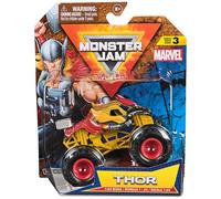Monster Jam, Marvel Official Thor Monster Truck, vehículo Fundido a presión, Escala 1:64, Juguetes para niños de 3 años en adelante