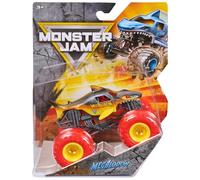 Monster Jam Megalodon - Camión fundido a presión oficial 1:64 Serie 02 Fire & Ice Megalodon