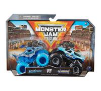 Monster Jam Megalodon oficial vs. Camiones monstruosos enganchados 1:64 Juguetes para nios a escala para nios de 3 aos en adelante