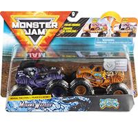 Monster Jam Mohawk Warrior vs Jester Camiones Monstruos fundidos a presión Que cambian de Color, Escala 1:64