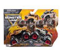 Monster Jam, Monster Mutt Vs. Dálmata - Camiones monstruos fundidos a presión, escala 1:64, juguetes para niños a partir de 3 años