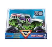 Monster Jam, Monster Truck Auténtico Grave Digger de Metal Moldeado Escala 1: 24