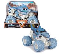 Monster Jam - Monster Truck Megalodon Oficial de Metal Escala 1:24 - Coches para Niños - Juguetes Niños 3 Años +