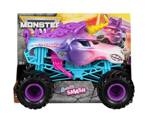 Monster Jam, Officiële Sparkle Smash Monster Truck Die-Cast 1:24 schaal speelgoe