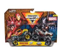 Monster Jam - Pack 2 camiones MARVEL (Varios modelos)