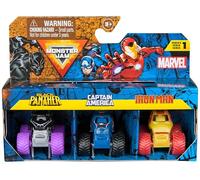 Monster Jam - Pack 3 Mini vehículos Marvel (varios modelos)