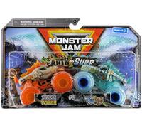 Monster Jam Paquete doble a escala 1:64: Horse Power y Aqua Stallion Trucks para niños