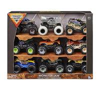 Monster Jam, Paquete oficial de 9 Monster Trucks a escala 1:64 para mayores de 3 años