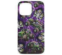 Monster Jam Repeating Grave Digger Truck & Logo Motorsports Carcasa para iPhone 13 Pro MAX