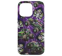 Monster Jam Repeating Grave Digger Truck & Logo Motorsports Carcasa para iPhone 14 Pro MAX