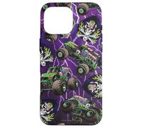 Monster Jam Repeating Grave Digger Truck & Logo Motorsports Carcasa para iPhone 16 Pro MAX