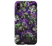 Monster Jam Repeating Grave Digger Truck & Logo Motorsports Carcasa para iPhone XS MAX