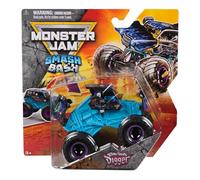 Monster Jam Smash & Bash Son-uva Digger - Camión monstruo fundido a presión a escala 1:64, función de choque y reinicio, vehículo auténtico de Spin Master, a partir de 3 años