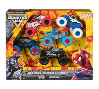 Monster Jam Toy Vehicle Truck 1t64 Mrvl5PK Spiderman I