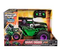 Monster Jam Vehículo de Control Remoto SmashNBashGraveDiggerRC, Multicolor (Spin Master 0681147058415)
