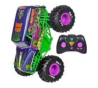 Monster Jam - Vehículo teledirigido Grave Digger Freestyle Force, Juguetes Monster Truck para niños y Adultos, Escala 1:15