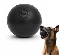 Monster K9 - Pelota indestructible para perros, juguete resistente y resistente para masticadores agresivos, goma natural segura no tóxica, masticar, entrenar y buscar, raza mediana/grande, 3 pulgadas