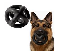 Monster K9 - Pelota ultra duradera para perros, juguete resistente y resistente para masticadores agresivos, goma natural segura no tóxica, masticar, tirar y buscar, raza mediana/grande, 5.5 pulgadas