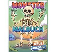 Monster Malbuch: Mehr Als 50 Lustige Und Gruselige Motive Für Kinder 6-12 Und Teenager - Ideal Zum Abschalten