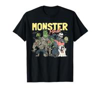Monster Mash Feliz Halloween Temporada espeluznante Truco o trato Camiseta