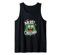 Monster Merry Christmas - Divertido diseño navideño Camiseta sin Mangas