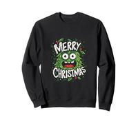 Monster Merry Christmas - Divertido diseño navideño Sudadera