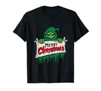 Monster Merry Christmas - Figura Decorativa navideña Camiseta