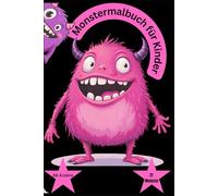 Monster Mini-Malbuch für Kinder ab 4 Jahren - 21 freundliche Monster zum Ausmalen