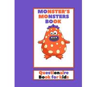 Monster Monsters Book: Monster Journal for Boys