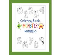 Monster Numbers Coloring Book