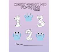 Monster Numbers Coloring Book