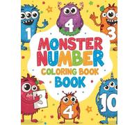 Monster Numbers Coloring Book