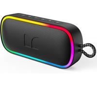 Monster S150 Plus Altavoz Portátil Bluetooth para Fiesta, 20W, IP55 Resistente al Agua, Batería 2000mAh, Iluminación Multicolor, Micrófono Integrado