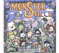 Monster School: Mostri buffi e creature magiche: libro da colorare in una scuola incantata