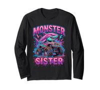 Monster Sister Shark Truck Funny Pink Sibling Manga Larga