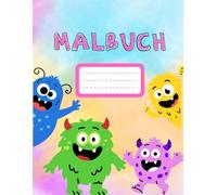 Monster-Spaß Das große Malbuch: Lustiges Ausmalbuch mit niedlichen Monstern für Kinder von 4-8 Jahren