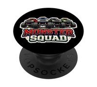 Monster Squad Truck Lover Fan Team Group Club Hombres Niños PopSockets PopGrip Adhesivo