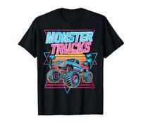 Monster Truck 4 Wheeler Vaporwave Estética Retro 80s Camiseta