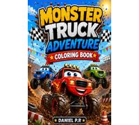 Monster Truck Adventure Coloring Book