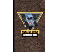 Monster Truck Autograph Book - 50 Blank Pages, 5” x 8” | Collect Signatures & Memories from Your Favorite Drivers, Zombie