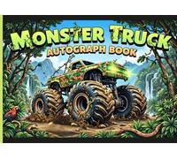 Monster Truck Autograph Book For Boys: Collect Signatures, Autographs, and Photos of Monster Truck Drivers - 100 Pages, Small and Portable for Adventures at Shows, Events, and Parties!