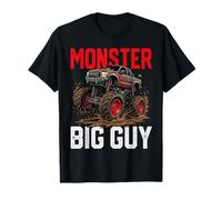 Monster Truck Big Guy Familia a Juego de Barro Todoterreno Camiseta