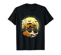 Monster Truck Calabaza Halloween Fantasma Niños Niños Pequeños Camiseta