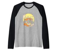 Monster Truck Calabaza Halloween Fantasma Niños Niños Pequeños Camiseta Manga Raglan